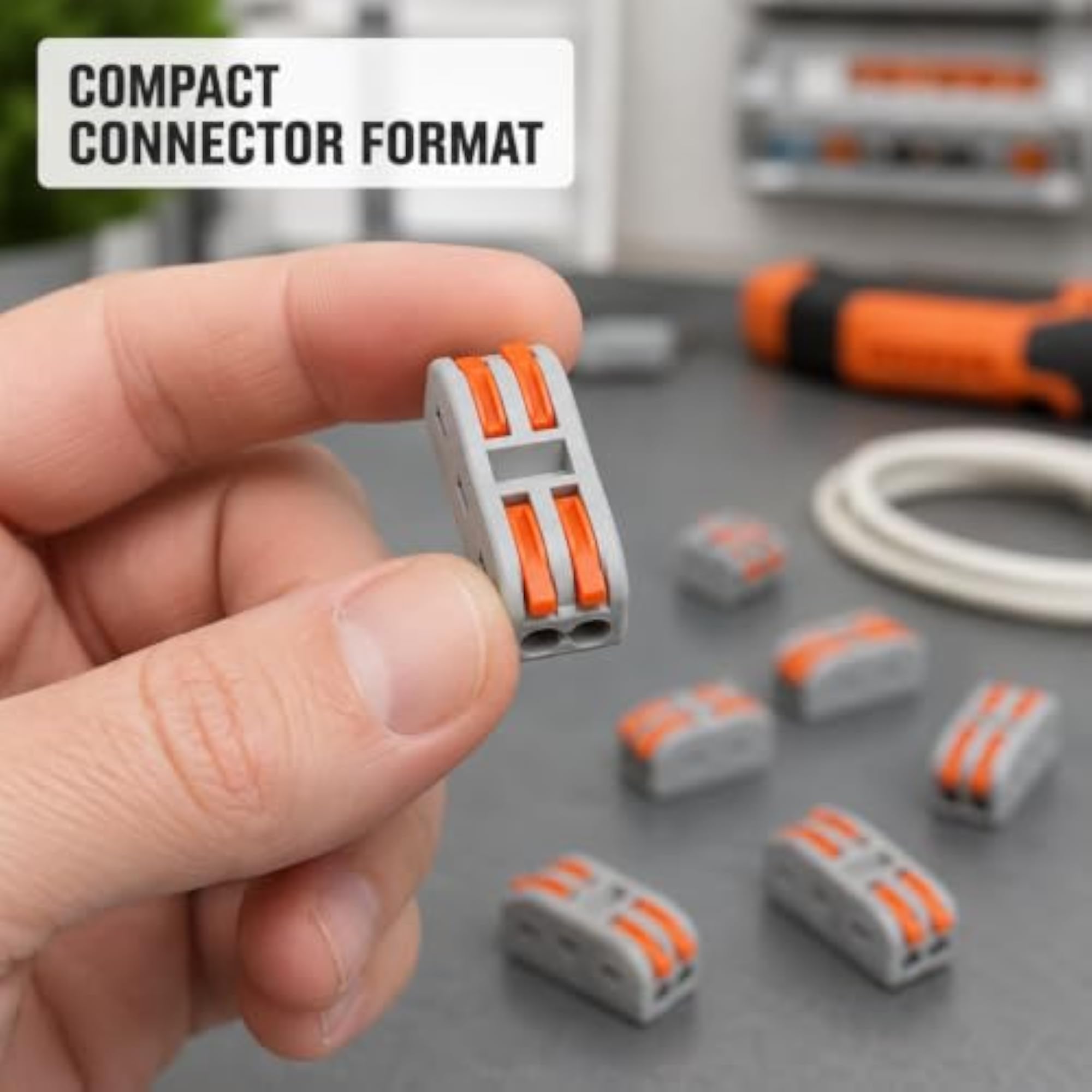 Wire Connector 2 In 2 Out, Electrical Wire Joiner, 30 Pcs